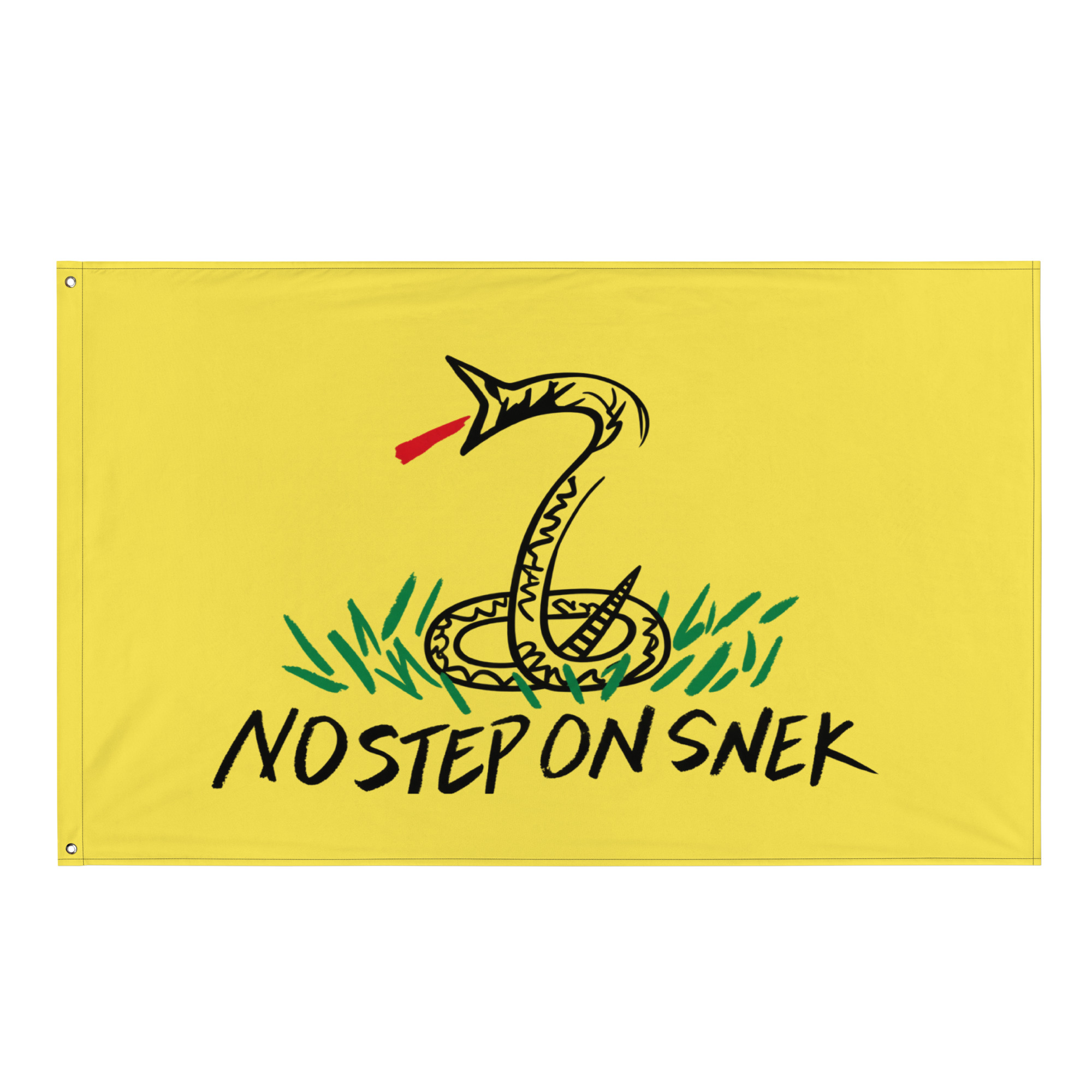 No Step On Snek 3 by 5 foot flag product photograph